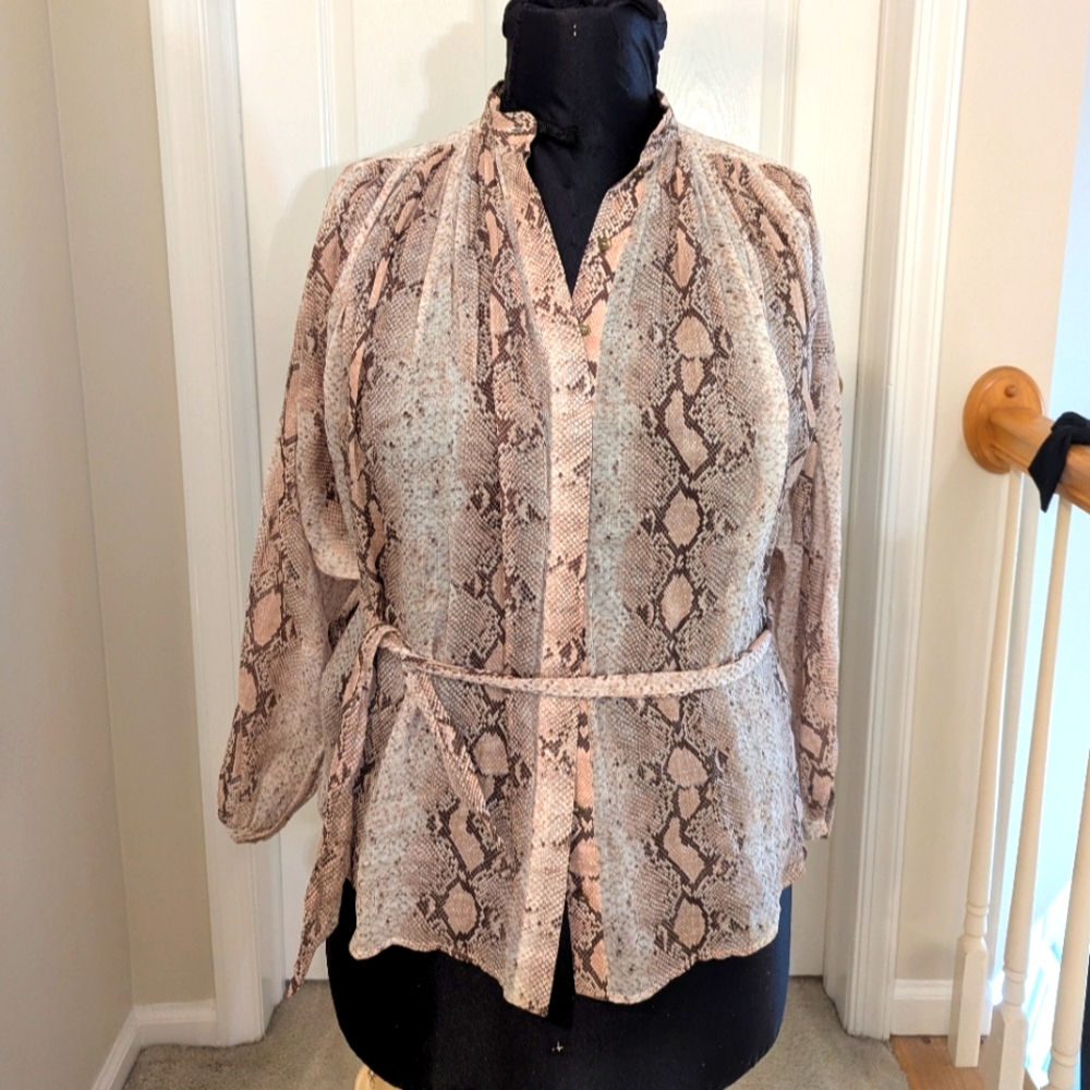 Zimmerman Python print blouse